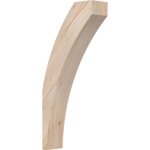Ekena Millwork 3 1/2"W x 10"D x 22"H Thorton Smooth Knee Brace, Douglas Fir BRC04X10X22THR00SDF - main